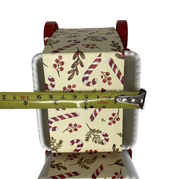 Nutcracker Holiday Sleigh Ceramic 3-Bowl Serving Set Christmas Decor - Picture 2 of 5